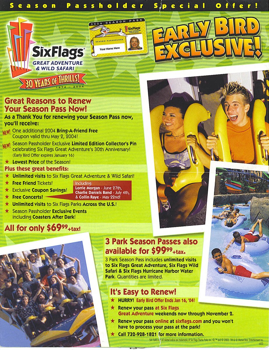 At Six Flags Great Adventure